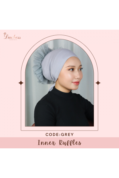 Inner Ruffles Kepok-Kepok - Grey Inner Ruffles Kepok-Kepok - Grey